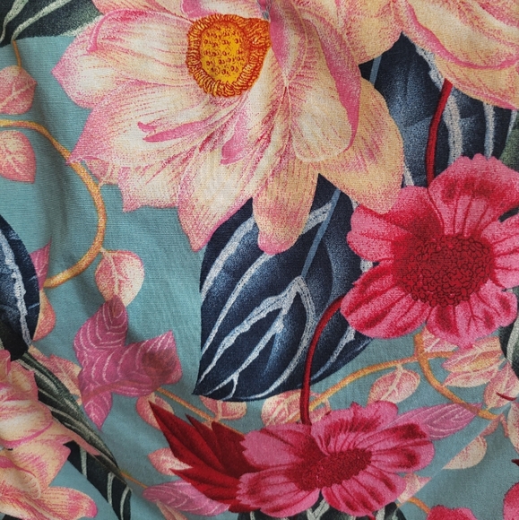 SOLD🚨HELL BUNNY//"Lotus" Retro Pin-up Floral Print Dress - Picture 8 of 10